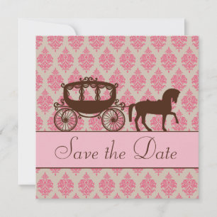 Enregistrer la date Cheval et invitation de transp