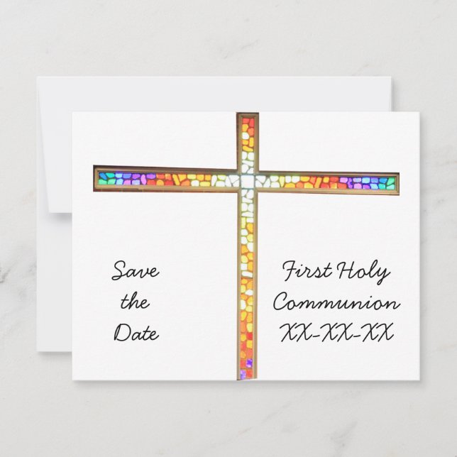 Enregistrer la date - Communion - invitation (Devant)