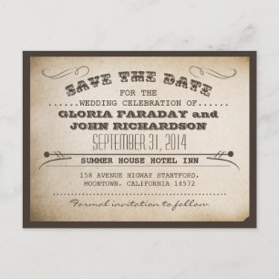 enregistrer la date des cartes postales vintages