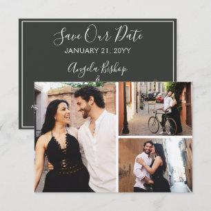 Enregistrer La Date Elegant Blush Floral 3 Cartes 