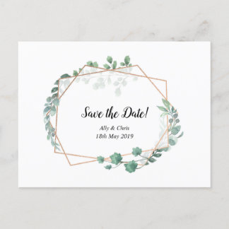 Enregistrer la date faire-part de mariage carte po