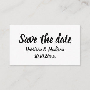 Enregistrer la date, Faire-part de Mariage de scri