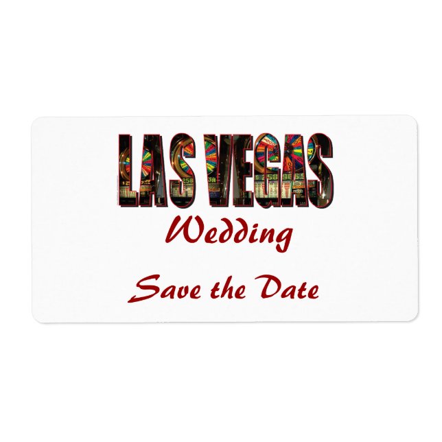 Enregistrer la date/le Mariage de Las Vegas (Devant)