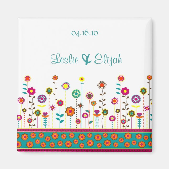 Enregistrer la date - Magnet Mariage (Devant)