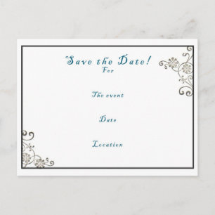 enregistrer la date remplir en blanc- style carte
