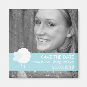 Enregistrer le Baby shower de date Magnets photo p