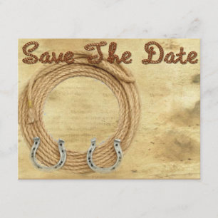 Enregistrer le Faire-part de mariage Date Western