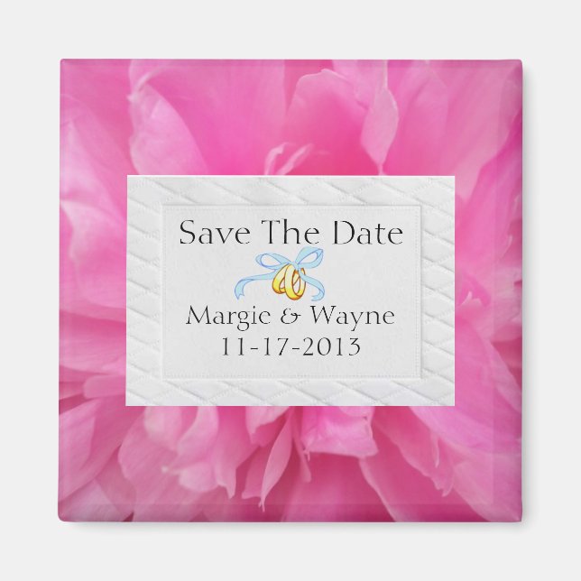 ENREGISTRER LE MAGNET DATE MARIAGE (Devant)
