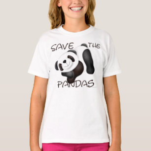 Enregistrer Le T-shirt Pandas