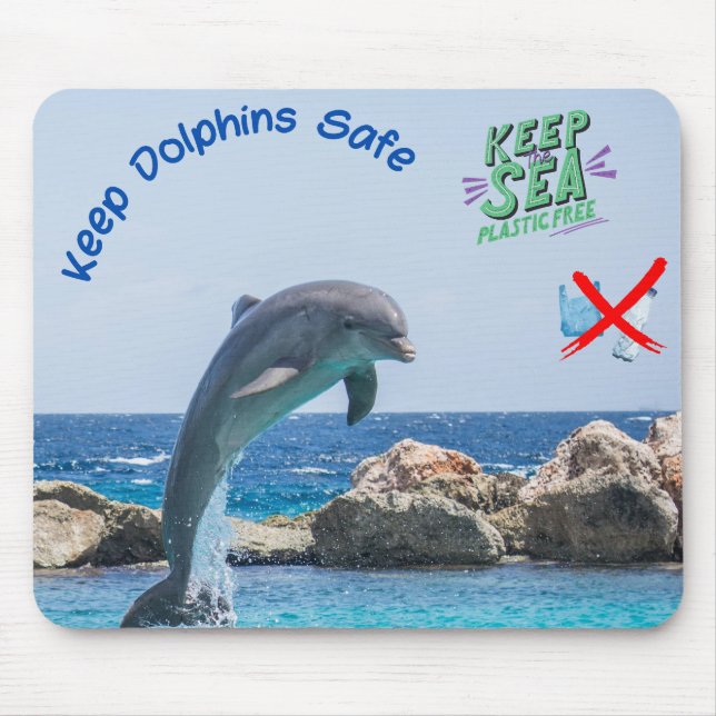 Enregistrer le tapis de souris dauphin, tapis de s (Devant)