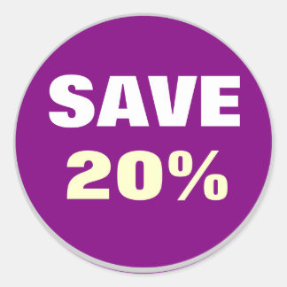 Enregistrer les autocollants ronds