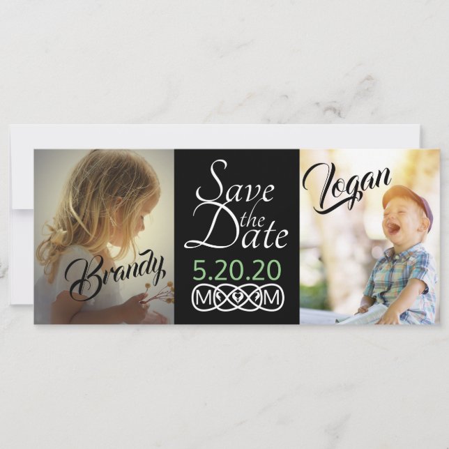 Enregistrer les Cartes photos de date (Devant)