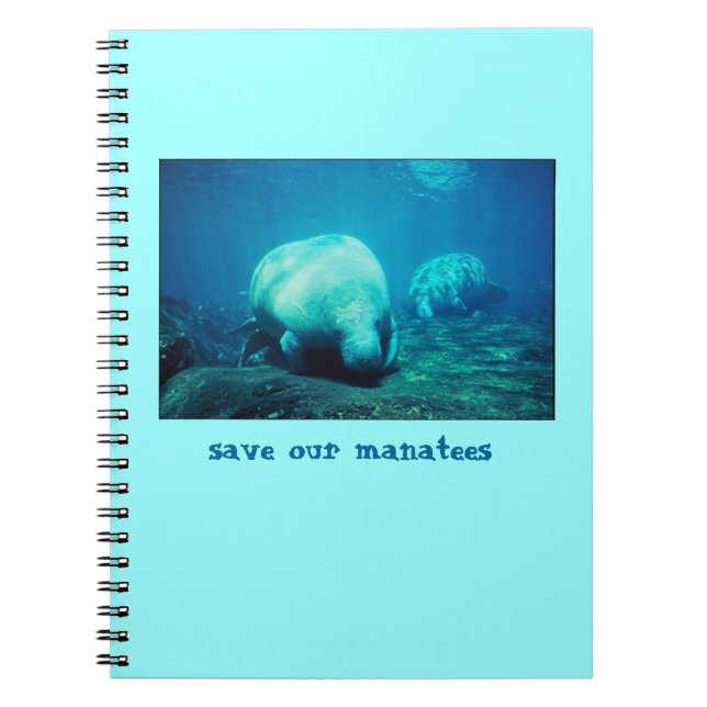 Enregistrer notre Carnet Manatees (Devant)