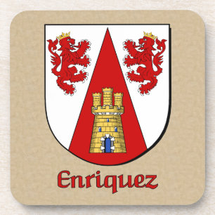 Enriquez Family Shield Coaster