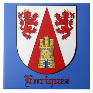 Enriquez Family Shield Decorative Tile