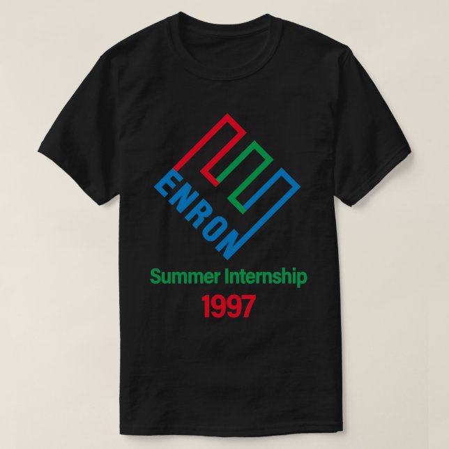 Enron Summer Internship Accounting T-Shirt (Design Front)