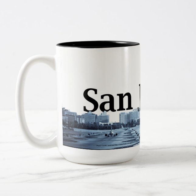 Enrouler d'horizon de San Jose autour de tasse (Gauche)
