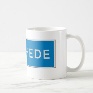 Enschede road sign coffee mug