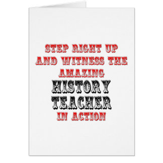 Enseignant d'histoire Extraordinaire en action