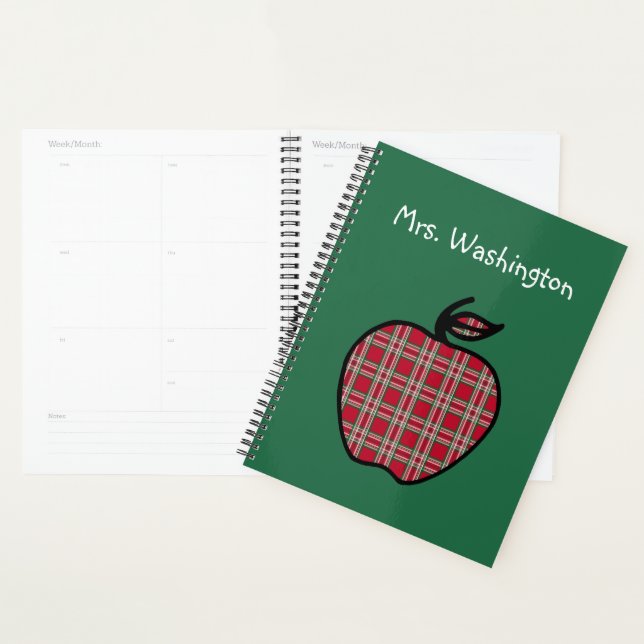Enseignant École Planificateur de leçons Cadeau (Devant avec enveloppe)