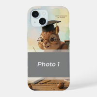 Enseignant Écureuil Mignon Retraite iPhone 15 Anné