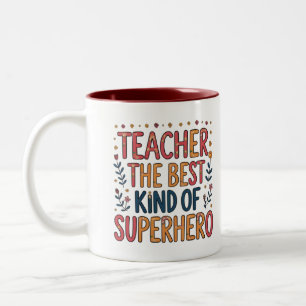 Enseignant, le meilleur genre de super-héros Mug