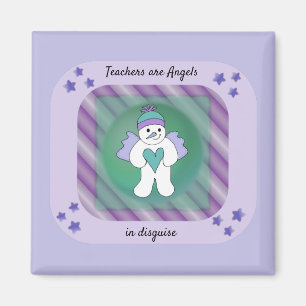 Enseignants Ange de neige dire aimant
