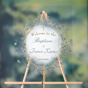 enseigne acrylique de bienvenue