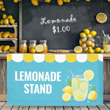 Enseigne bannière de stand de limonade
