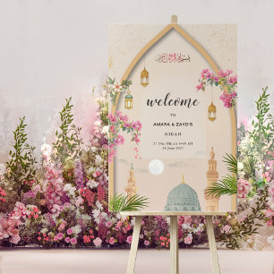 Enseigne de mariage personnalisée en acrylique Mas