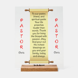 Enseigne en acrylique pour l'appréciation du paste