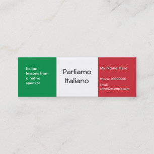 Enseignement de la langue italienne — Cartes publi
