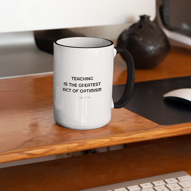 Enseigner la Mug de l'enseignant Changement (Créateur téléchargé)