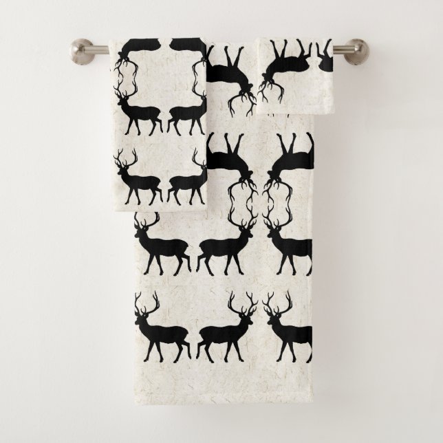 Ensemble animal de serviette de Bath d'art de (En situation)