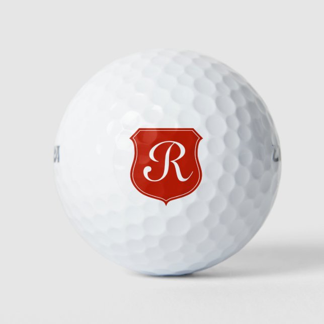 Ensemble cadeau de balle de golf monogramme person (Devant)