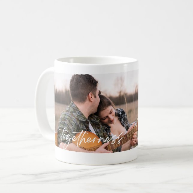 Ensemble Couples Photo Mug Avec Noms (Devant gauche)