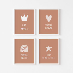 Ensemble d'affiches du fabricant Boho Way 4
