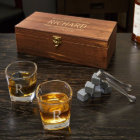 Ensemble Dapper Stanford avec lunettes à whisky Mo
