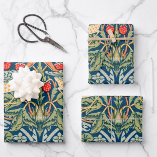 Ensemble de 3 feuilles plates de papier d'emballag