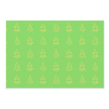 Ensemble de 3 feuilles plates de papier d'emballag