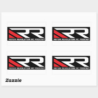 Ensemble de 4 Stickers Podcast RC Révolution Rotor
