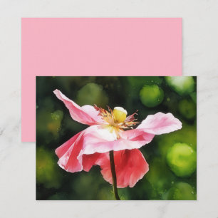 Ensemble de cartes de notes d'art floral à motif d