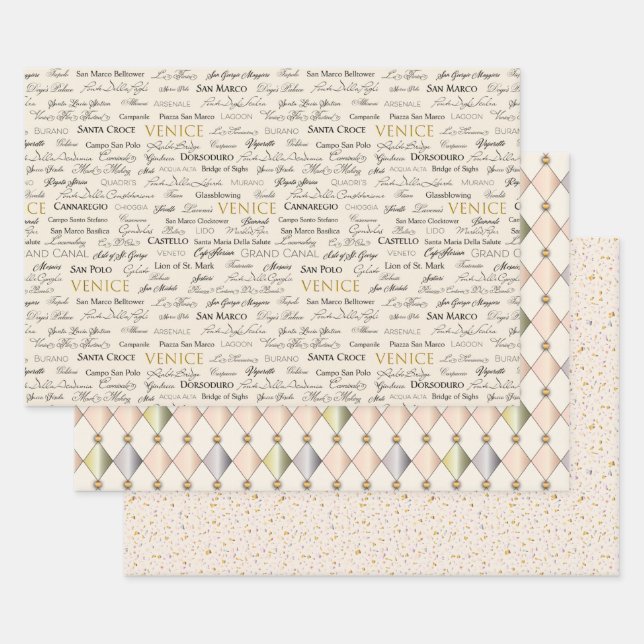 Ensemble de coordination Beau papier d'enveloppeme (Lot)