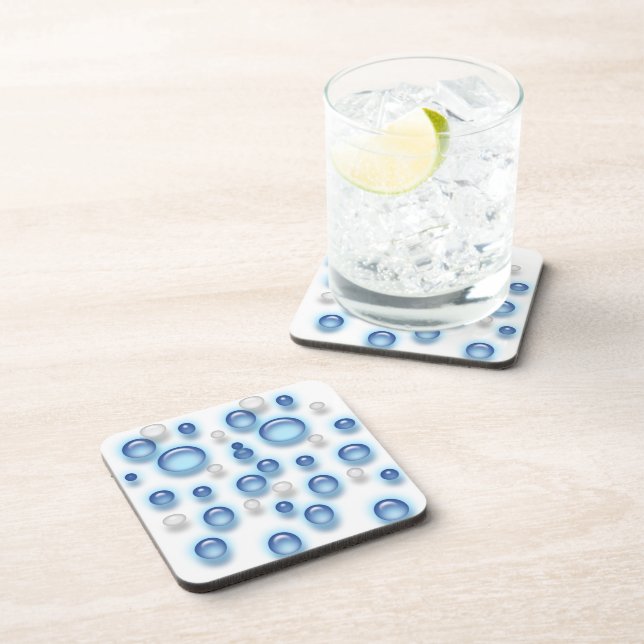 Ensemble de dessous de verre - Bulles (Côté Droit)