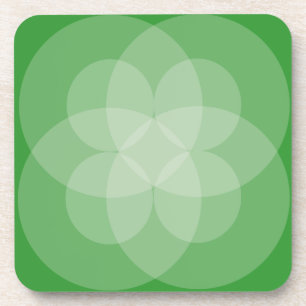 Ensemble de dessous de verre - Cercles d'intersect