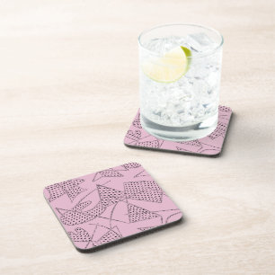 Ensemble de dessous de verre de 6 : BOOMERANG