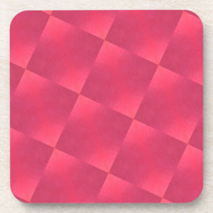 Ensemble de dessous de verre de carrés rouges