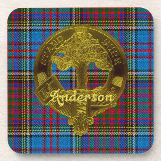 Ensemble de dessous de verre de clan d'Anderson