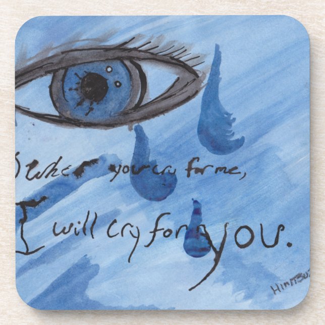 Ensemble de dessous de verre de compassion (Devant)