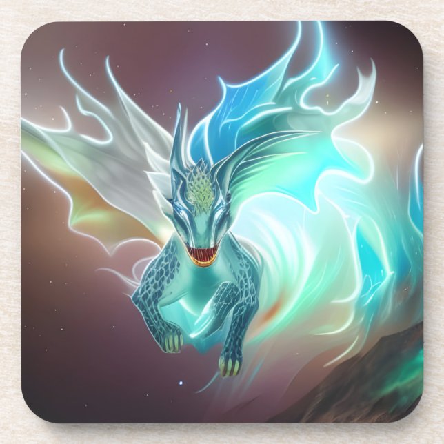 Ensemble de Dessous de verre de dragon 6 (Devant)